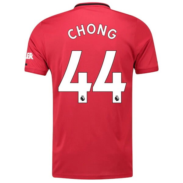 Camiseta Manchester United NO.44 Chong Primera equipación 2019-2020 Rojo